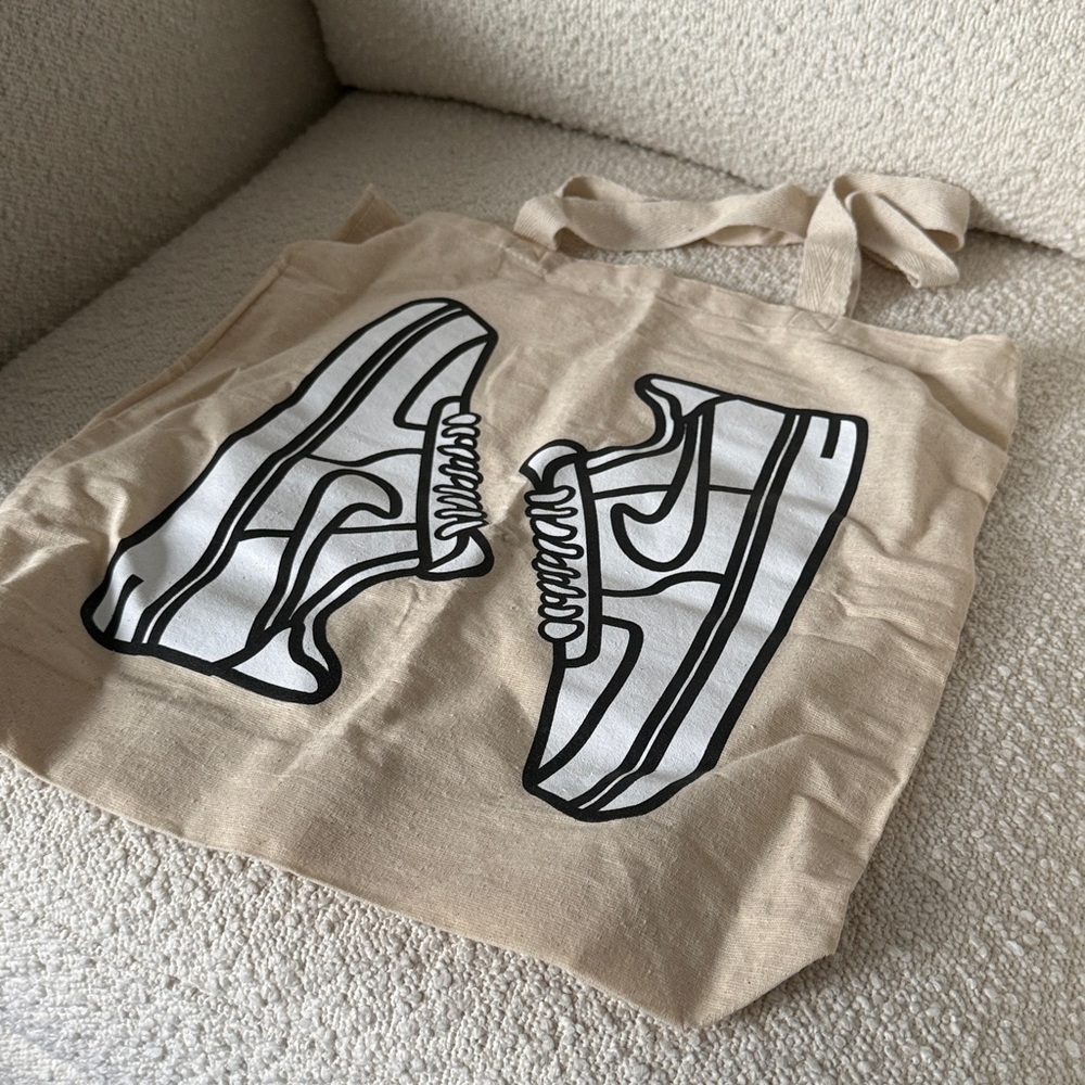 Nike Beige Air Force 1 Tote Bag